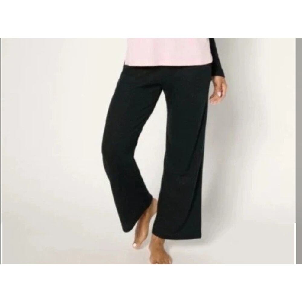 MUK LUKS Size 4X Black Lounge Pants A678300 NWOT